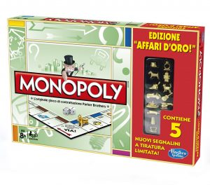 Monopoly Affari d'Oro_edizione limitata con pedine dorate_2012