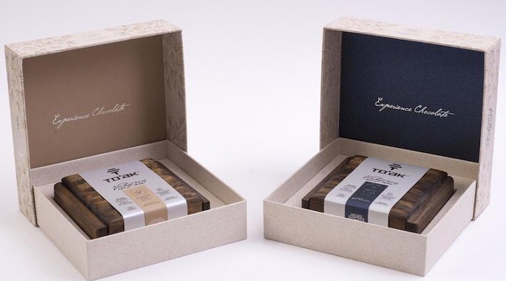 Packaging Cognac and Elm choco