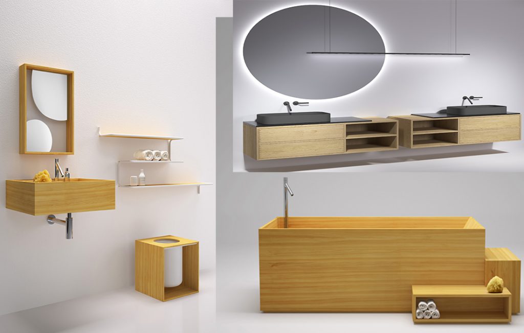 wood bath