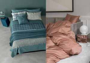 Bedding by Società Limonta / Soft satin collection by Hästens