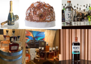 Cuvage Asti Acquesti / Panalbicocca di Pasticceria DeVivo / Rivo e Venti Gin / liquori della Distilleria Berta dal 1866