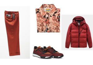Pantaloni PT Torino / camica Alessandro Enriquez / sneakers Barracuta / piumino Timberland