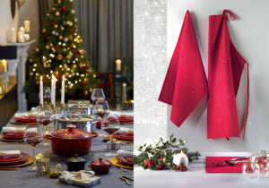 Tavola di Natale Le Creuset / Set da Cucina di Gabel