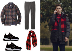 camicia Tintoria Mattei / pantaloni Dockers / scarpe Lumberkack / sciarpa Kiabi / look Woolrich
