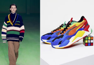 look Lacoste / sneakers 'Rubrick' di Puma