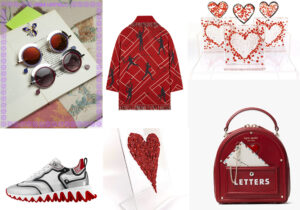 Anne & Valentin x Pierre-Louis Mascia Eyewear / sneakers Christian Louboutin / cappotto-cardigan Alanui / fermaoggetti by An_Italian_in_Boise / 3-d mail box backpack di Kate Spade New York