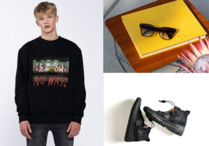 Total look Bad Deal / occhiali Oliver Peoples Malibu Confidential / sneakers Vibram
