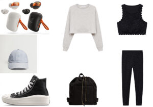 Auricolari TCL wireless / sneakers Converse Chuck Taylor / apparel Mango Fitness