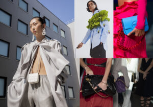 Look Emporio Armani / Details look MSGM / Details look and bag Versace / Details looks and bags Ports 1961