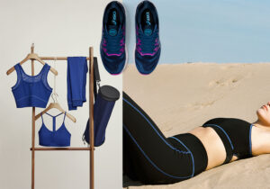 Puma Studio Product / Blue Sneakers Asics Gel Nimbus / look LidoSport