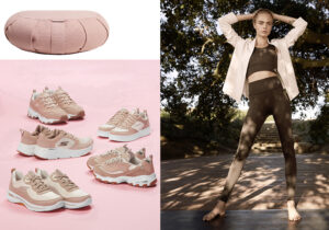 Cuscino Mango fitness / sneakers Skechers / Elite Premium Luxe Collection di Puma con Cara-Delevingne