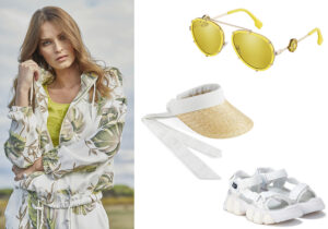 Look Areonautica Militare - occhiali pilot Versace by Luxottica - visiera Montegallo - strap sandals by Onitsuka Tiger