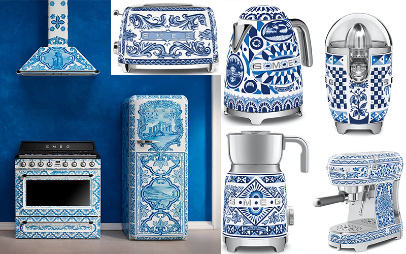 Piccoli elettrodomestici Blu Mediterraneo Smeg e Dolce&Gabbana