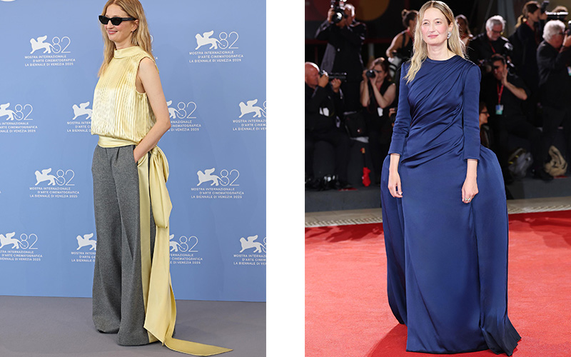Julia Roberts in look Versace e gioielli Chopard